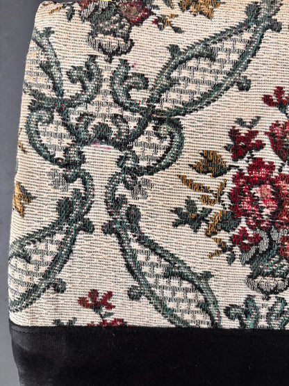 1950s Floral Tapestry Handbag F.L. Fifth Ave New York
