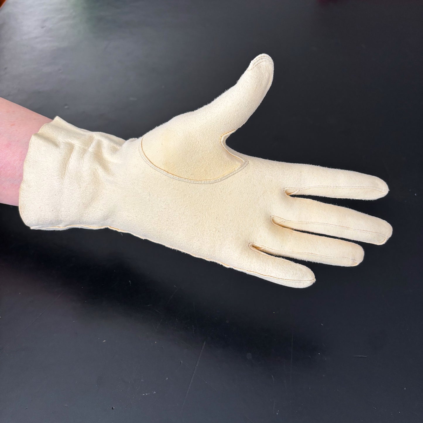 Vintage Mid-Century Britland Doeskin Gloves | Size 6 3/4
