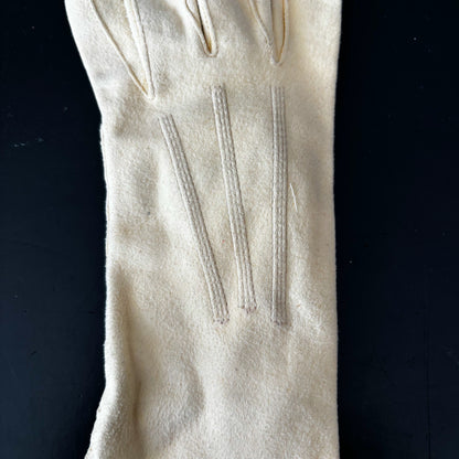 Vintage Mid-Century Britland Doeskin Gloves | Size 6 3/4