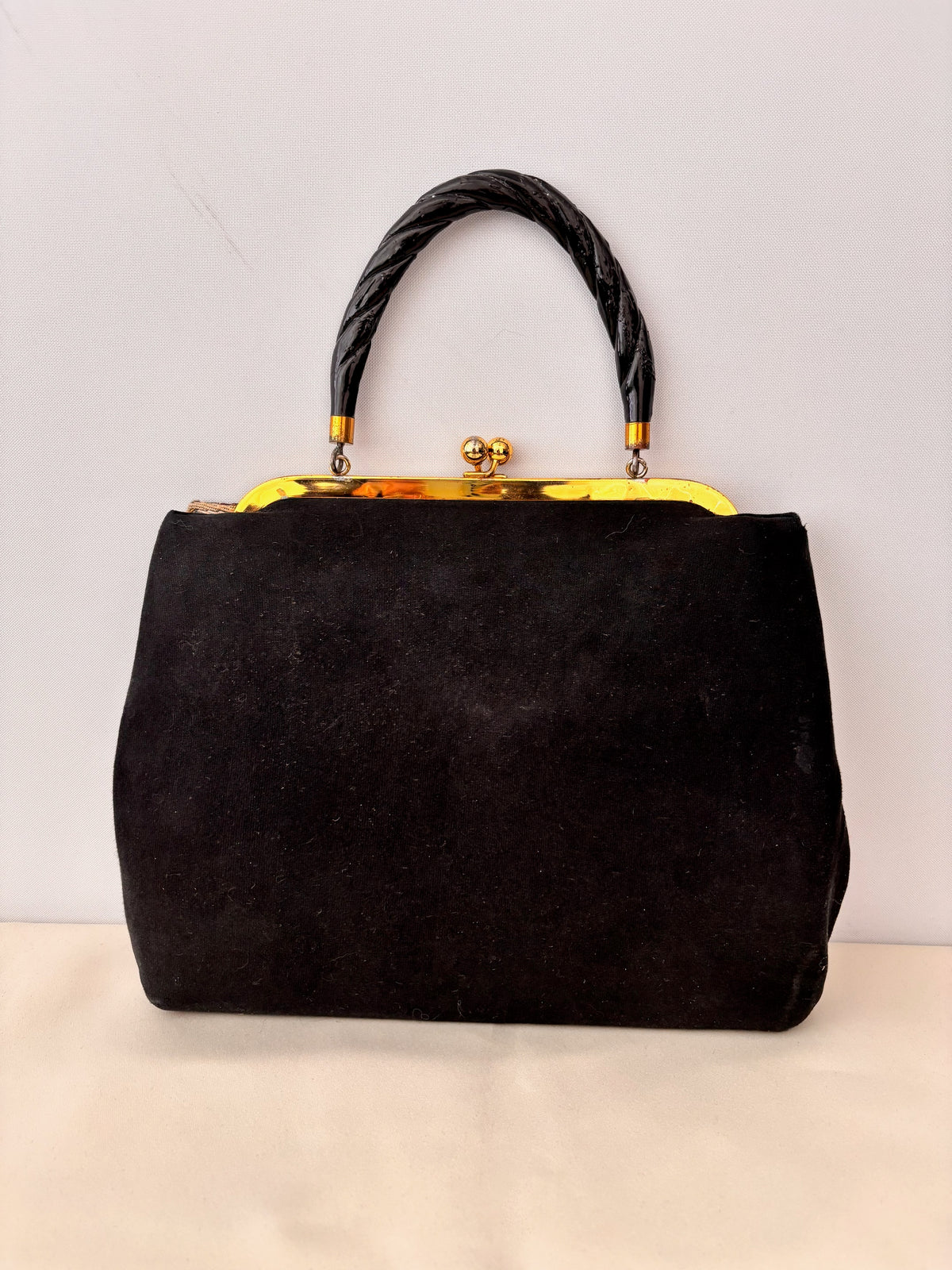 1950s Floral Tapestry Handbag F.L. Fifth Ave New York