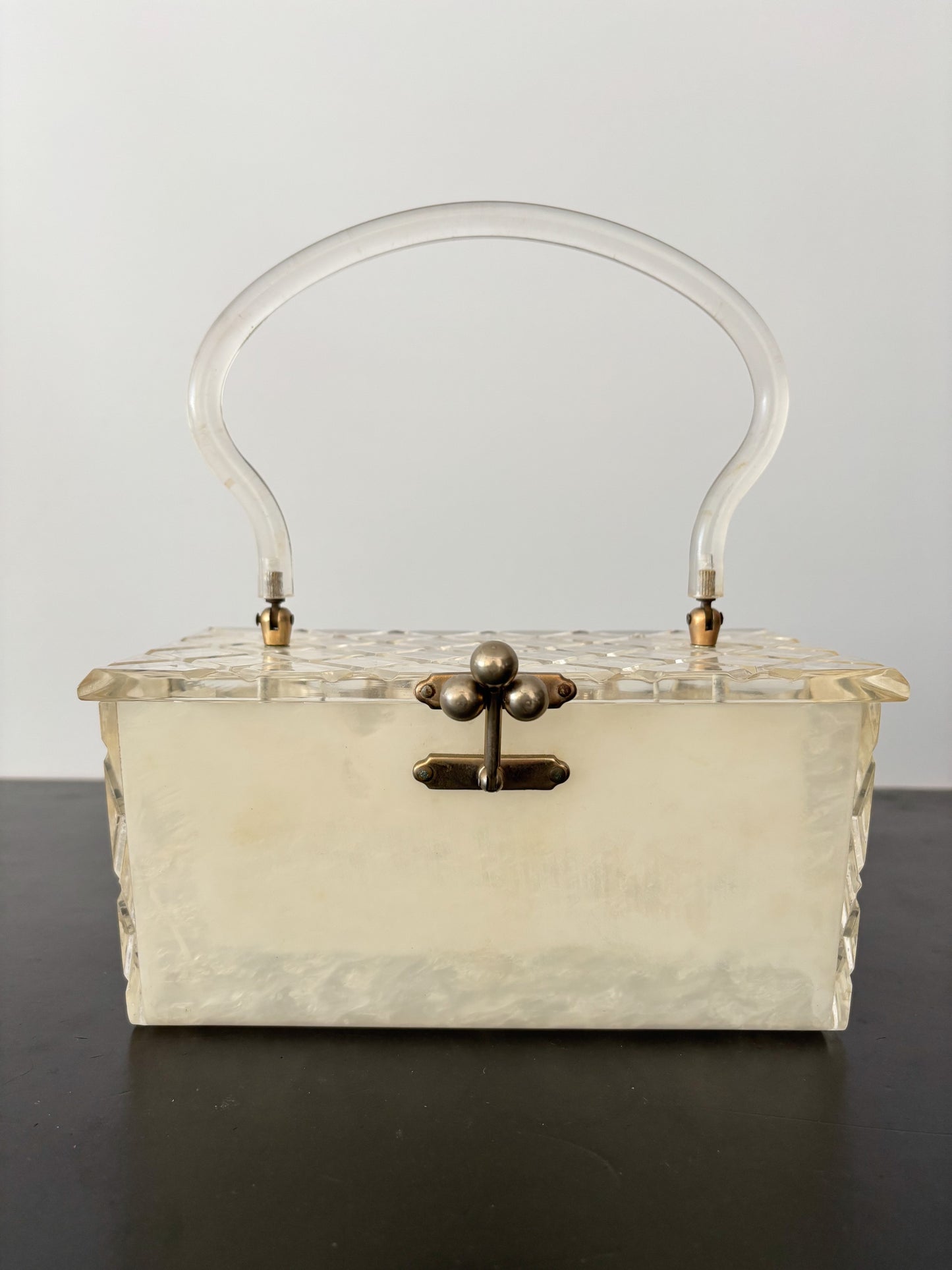1950s Lucite Box Handbag - Wounded