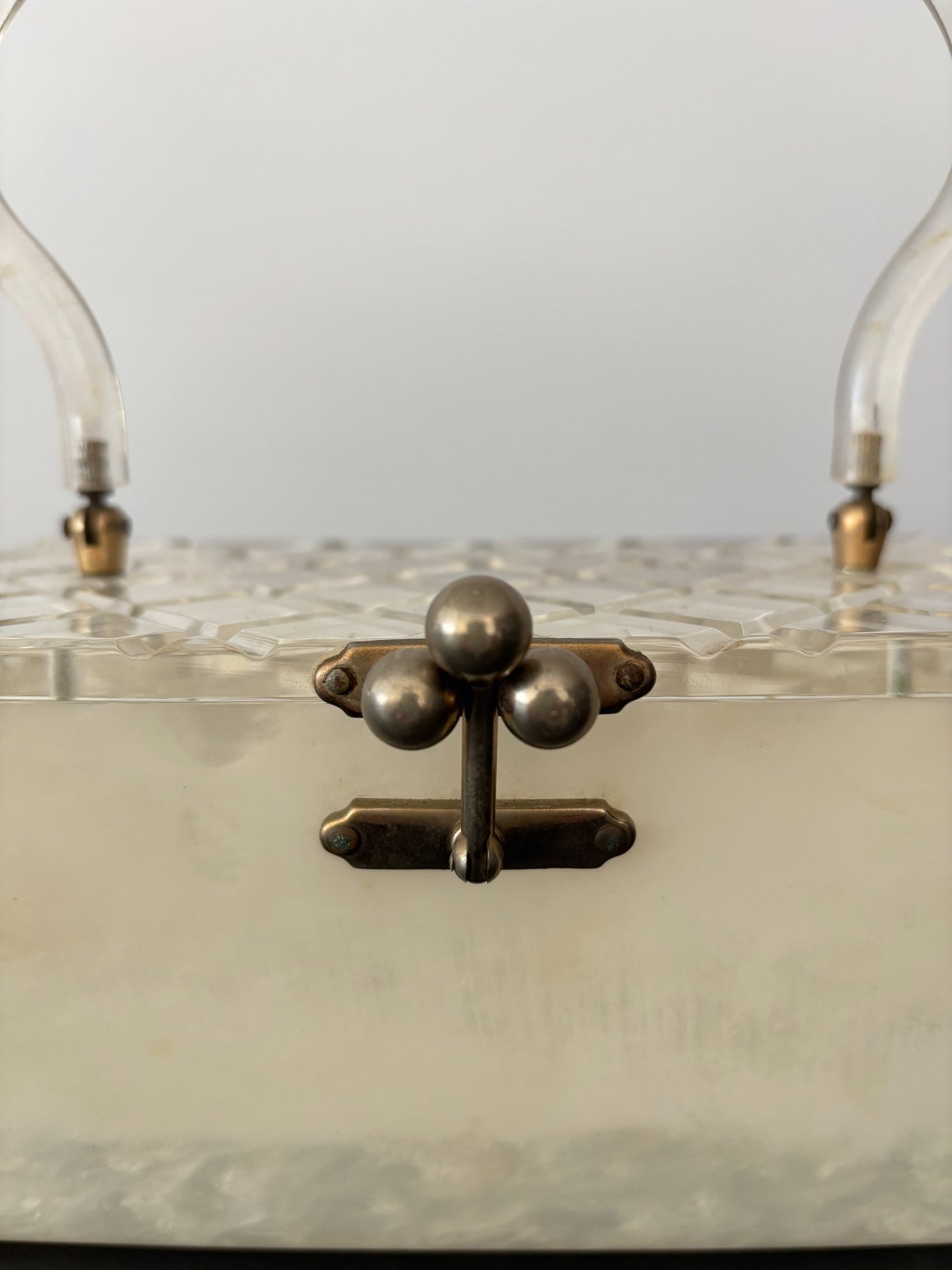 1950s Lucite Box Handbag - Wounded