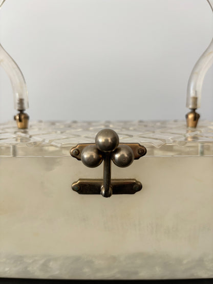 1950s Lucite Box Handbag - Wounded