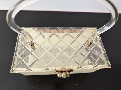 1950s Lucite Box Handbag - Wounded