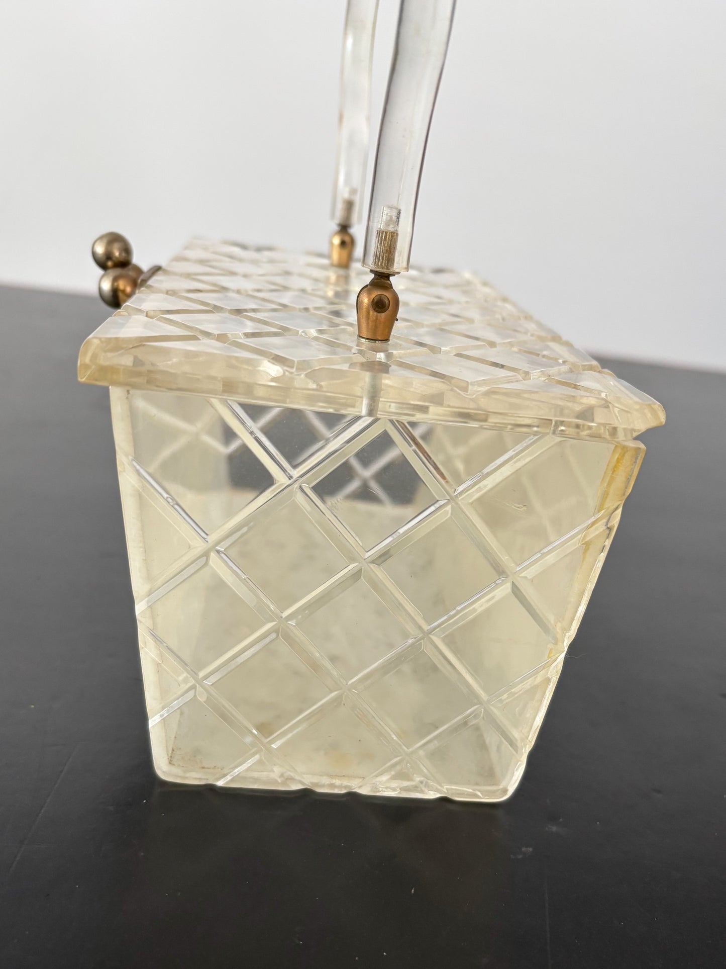 1950s Lucite Box Handbag - Wounded