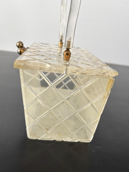 1950s Lucite Box Handbag - Wounded