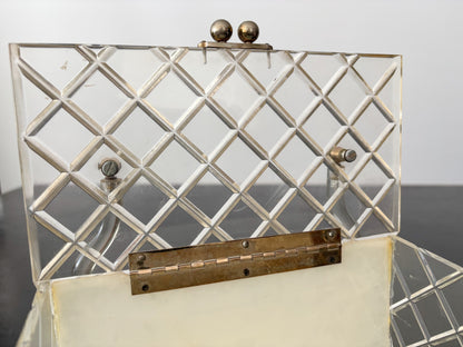 1950s Lucite Box Handbag - Wounded