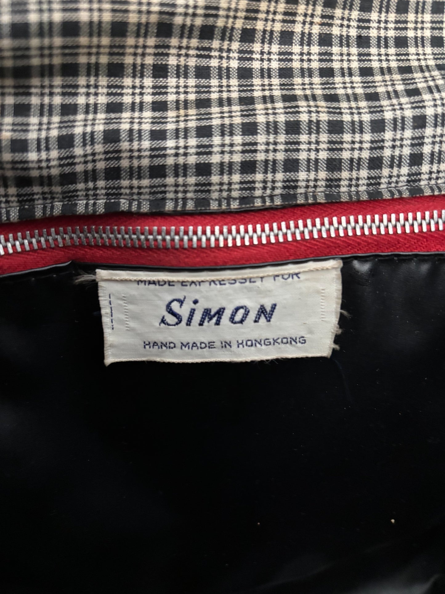 1950s/1960s Black Wicker Handbag