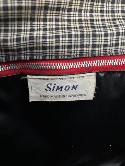 1950s/1960s Black Wicker Handbag