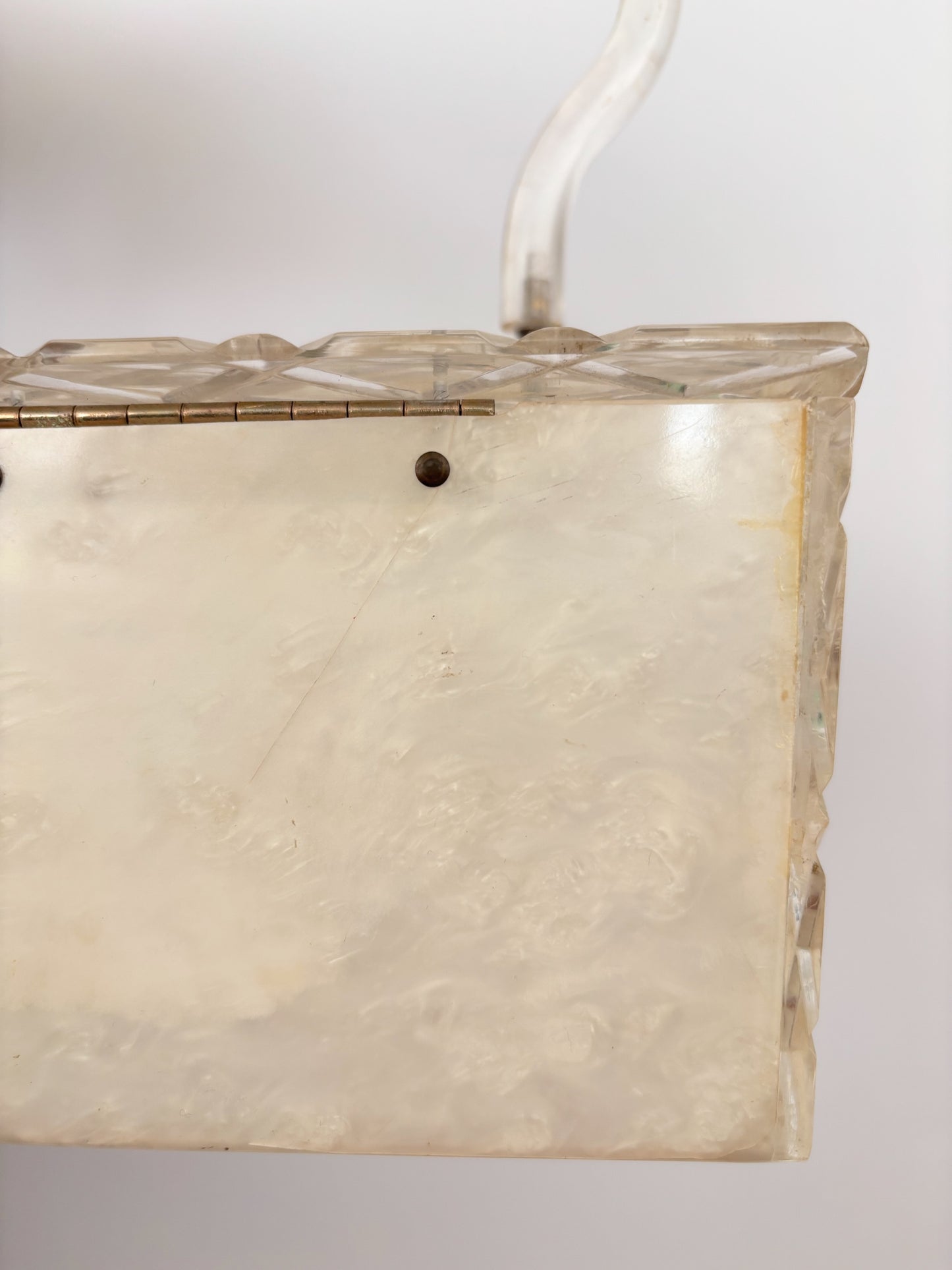 1950s Lucite Box Handbag - Wounded