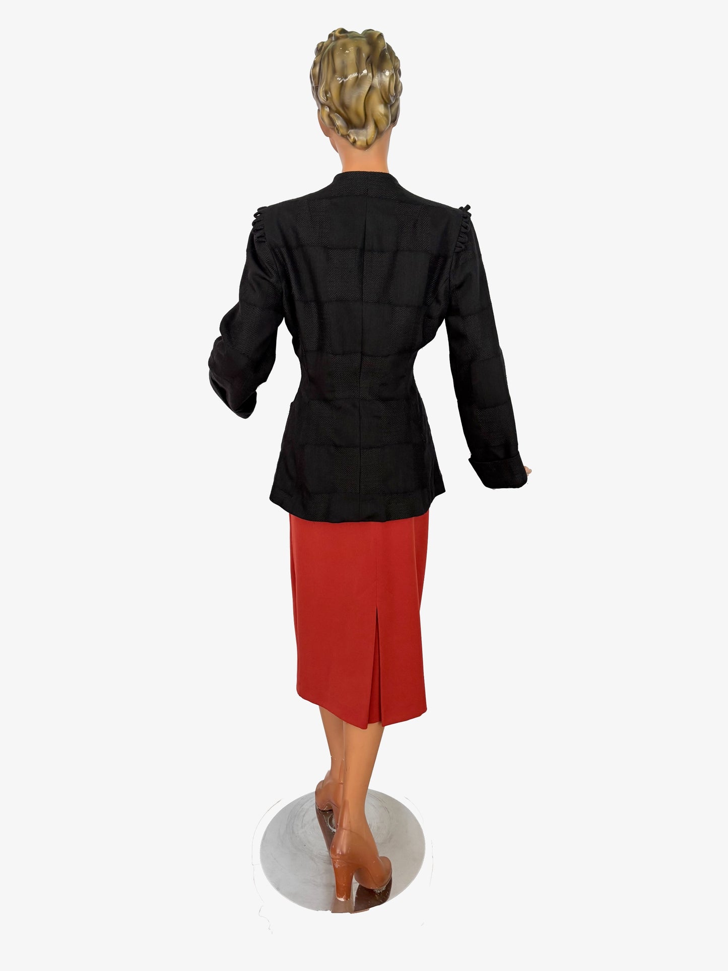 M | 1940s Style Wool Gabardine Jacket