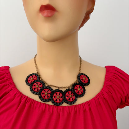 1950s Cartwheel Necklace