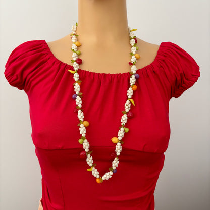 Vintage 1960s Fruit Necklace