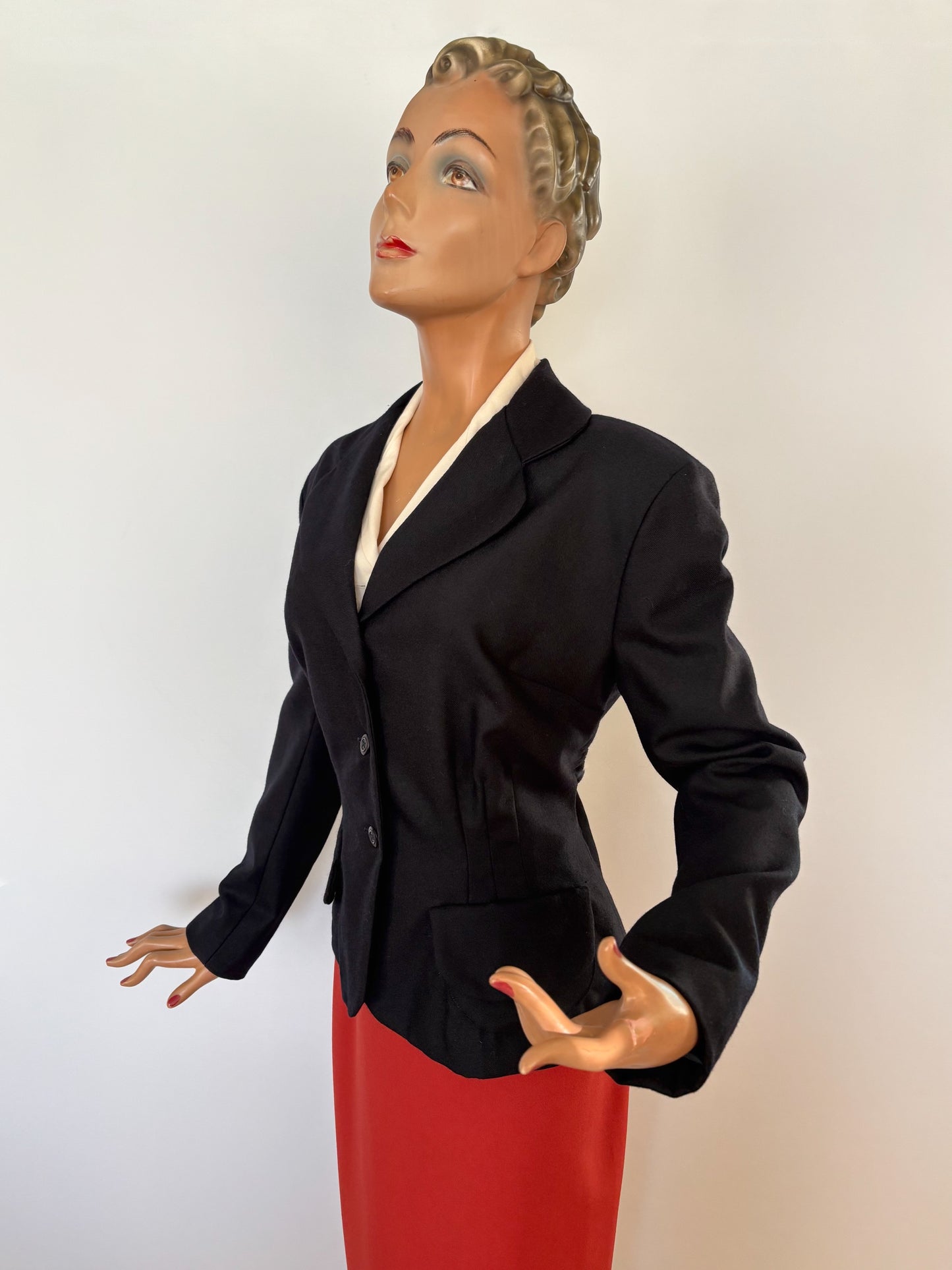 L | 1940s Style Wool Jacket