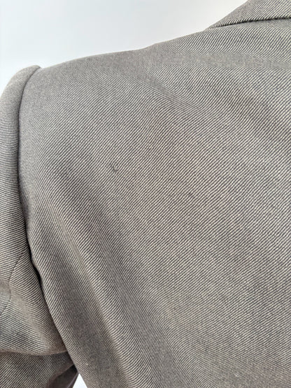 M | 1940s Kings-Way Tailors Grey Gabardine Jacket