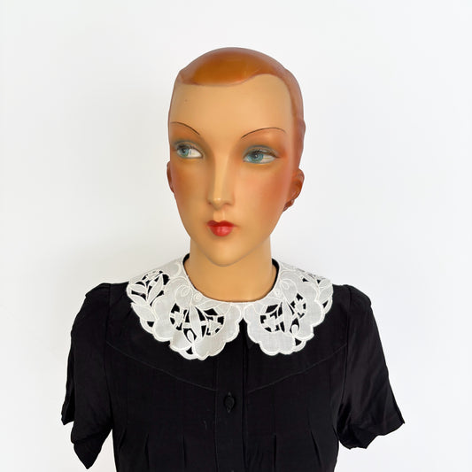 Antique 1920s Art Nouveau Detachable Openwork Collar