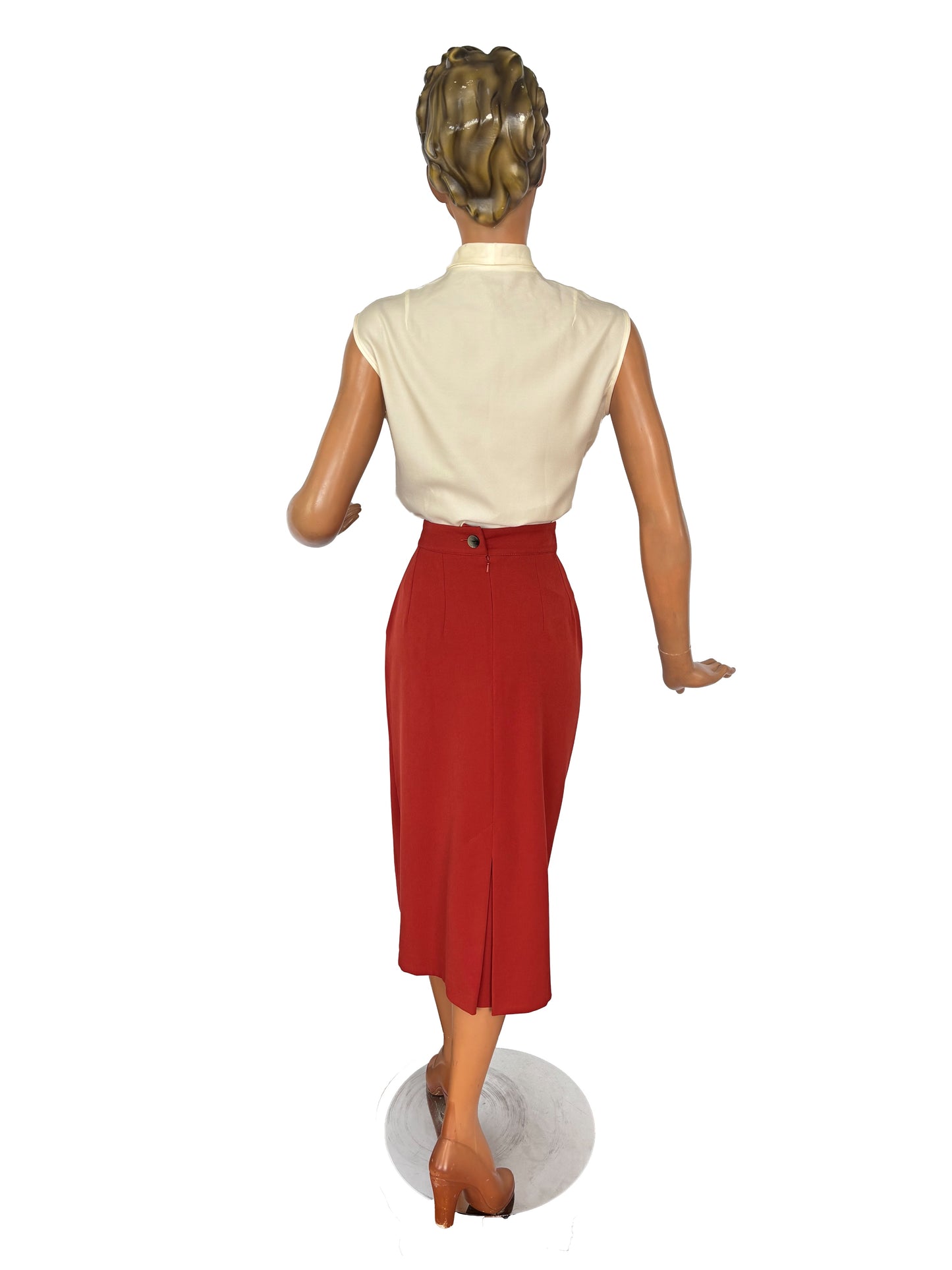 1950s/1960s Pussy Bow Blouse | Medium/Large