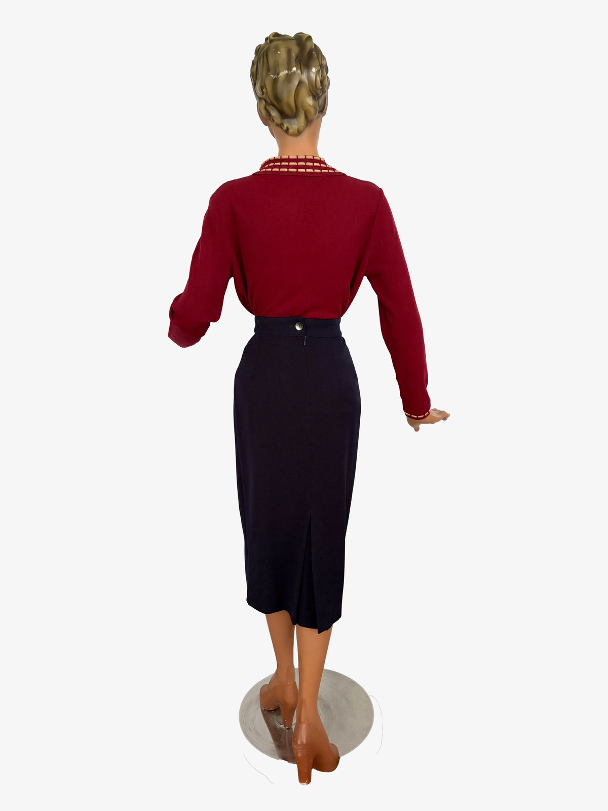 XL | 1950s New Old Stock Wool Knit Sweater