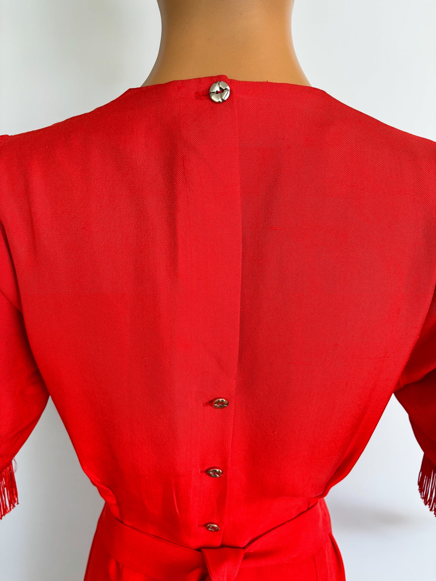1950s Style Fringe Dress | S/M