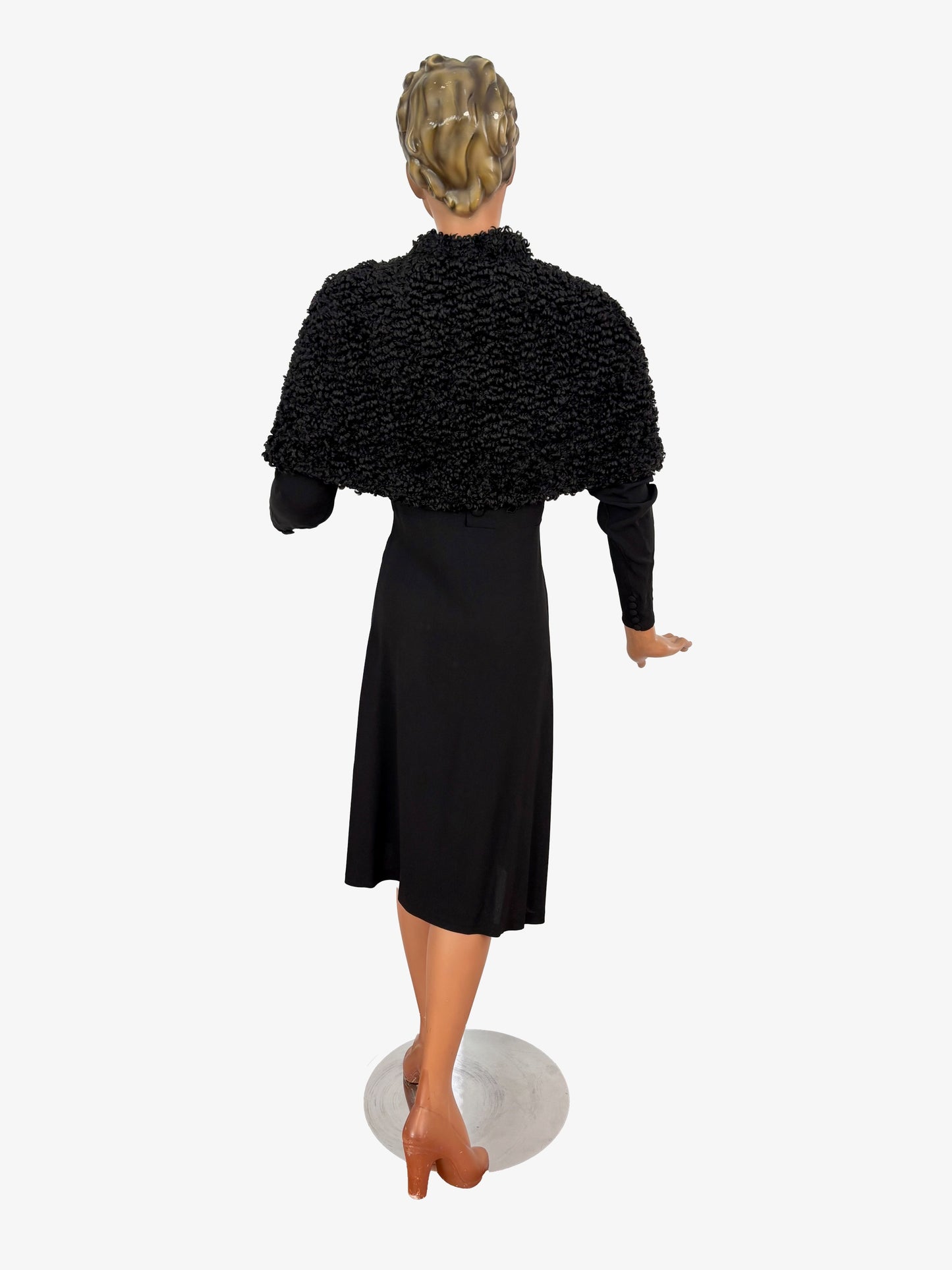 1930s/40s Astrakhan Capelet