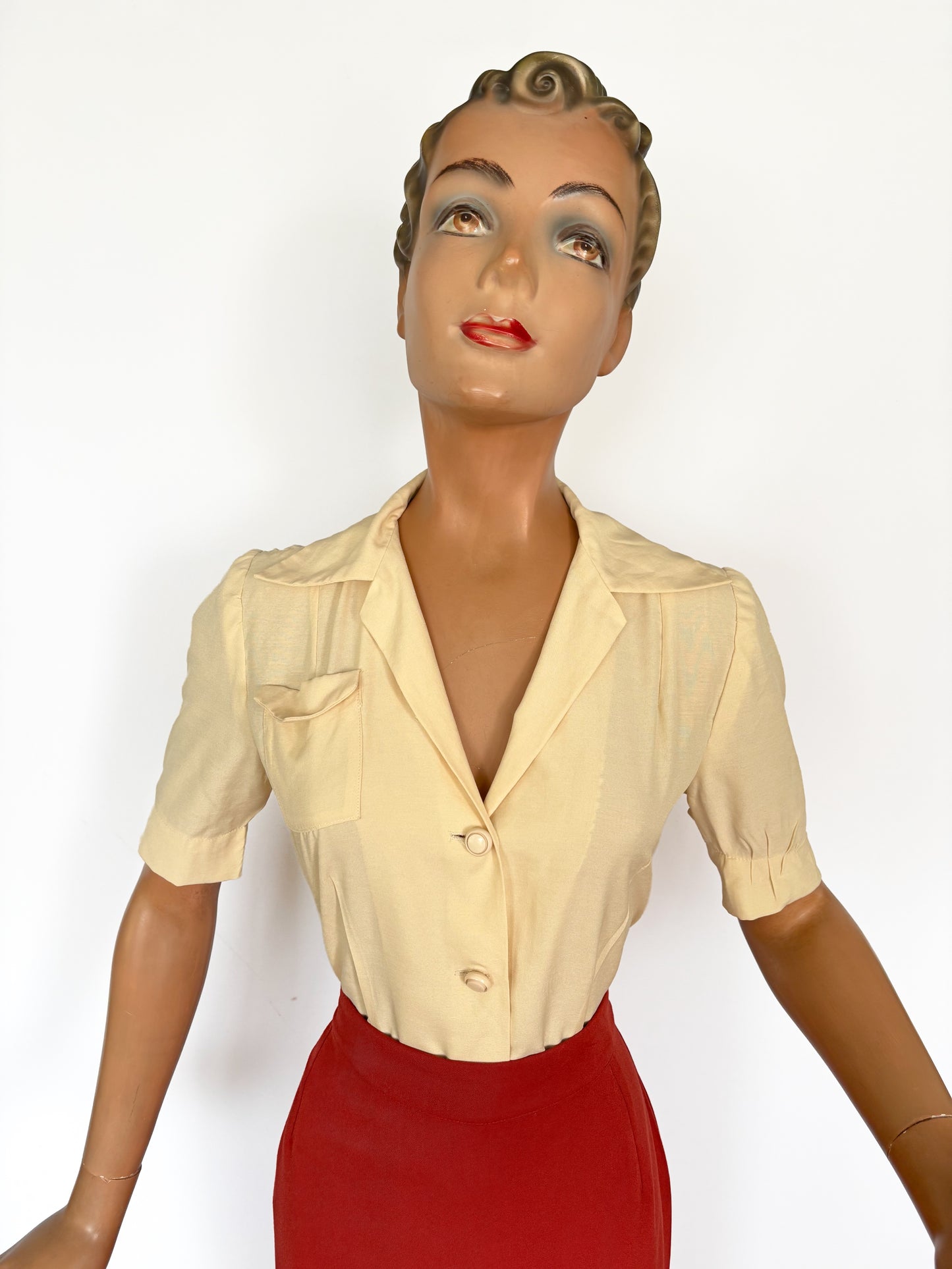 1940s Style Blouse | M/L