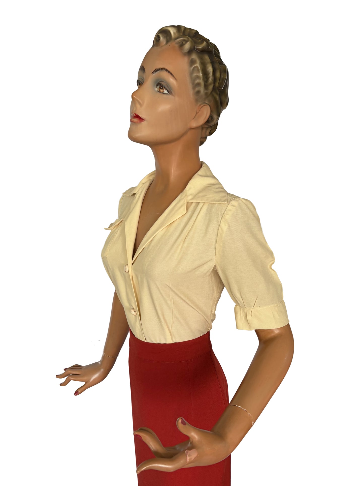 1940s Style Blouse | M/L