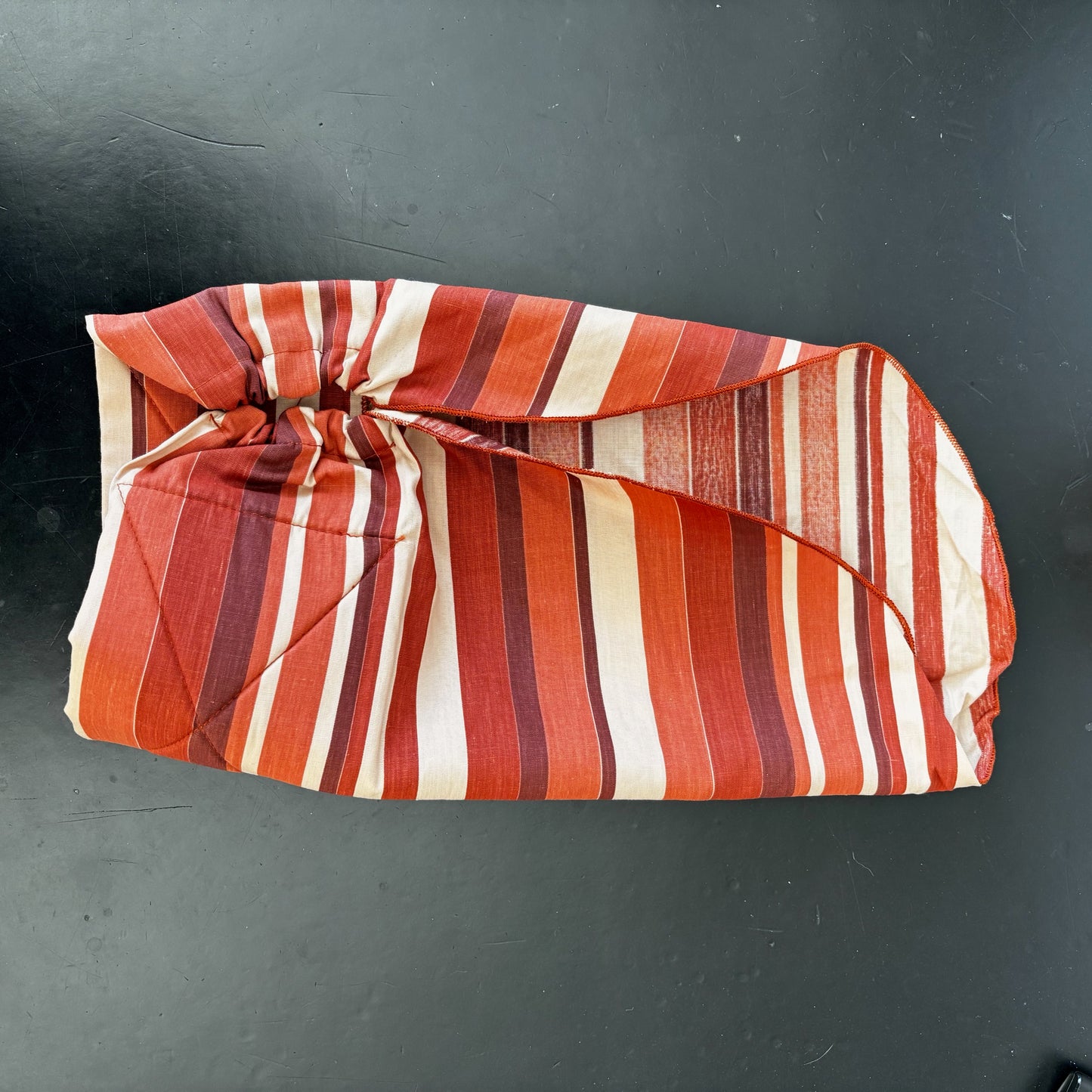 1960s Deadstock Bandana Hair Scarf Stripe