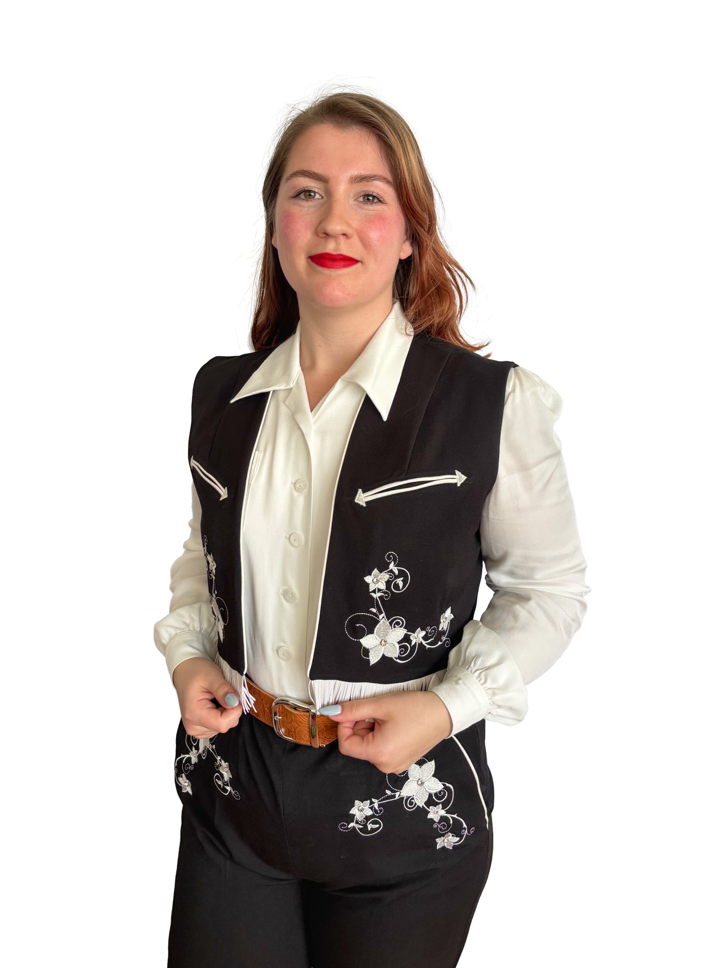 Lily-Mae Embroidered Western Bolero - Made to Order