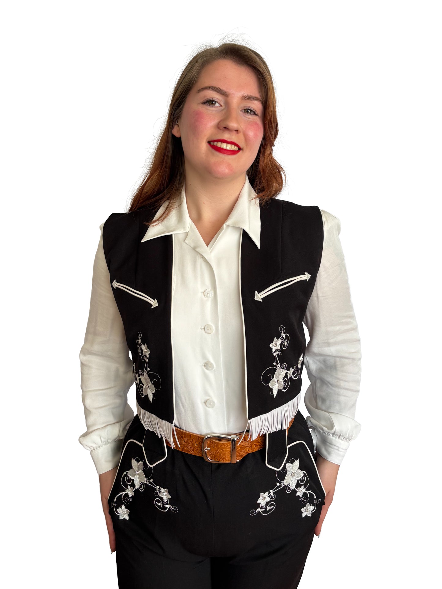 Lily-Mae Embroidered Western Bolero - Made to Order