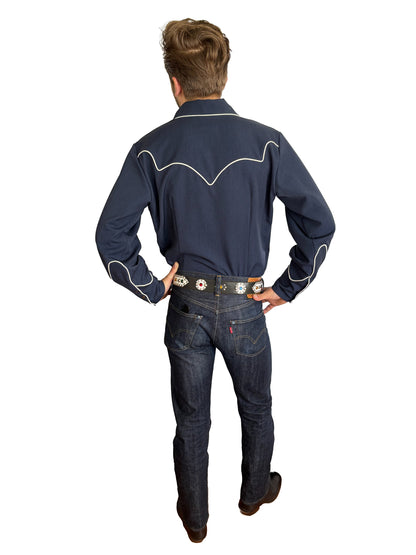 Lee Herren Westernhemd im 40er-Stil, Grün - Auf Bestellung