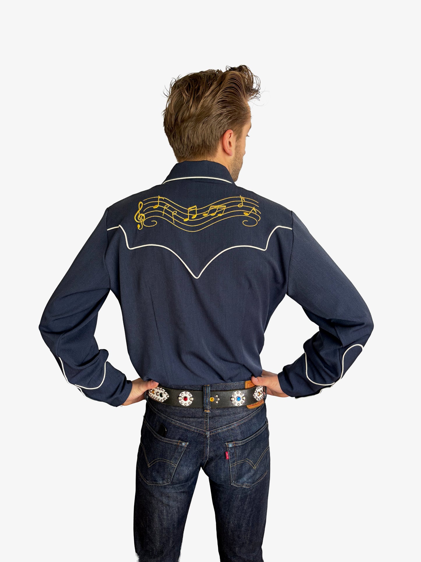 Lee Herren Westernhemd im 40er-Stil, Grün - Auf Bestellung
