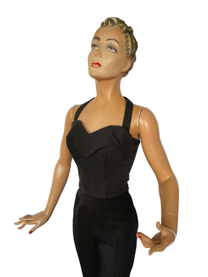Holly Halter Top Black