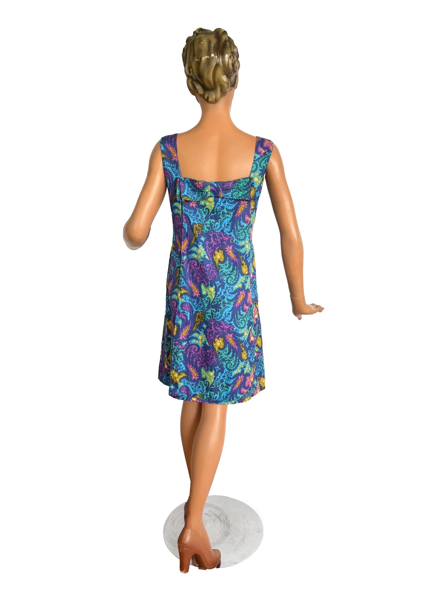 S | 1960s Psychedelic Mod Dress By Modèle Boutique