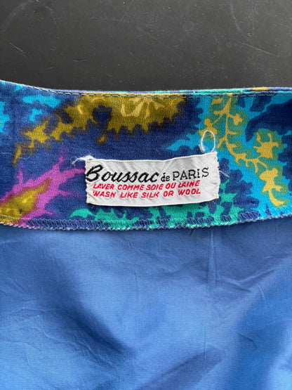 S | 1960s Psychedelic Mod Dress By Modèle Boutique