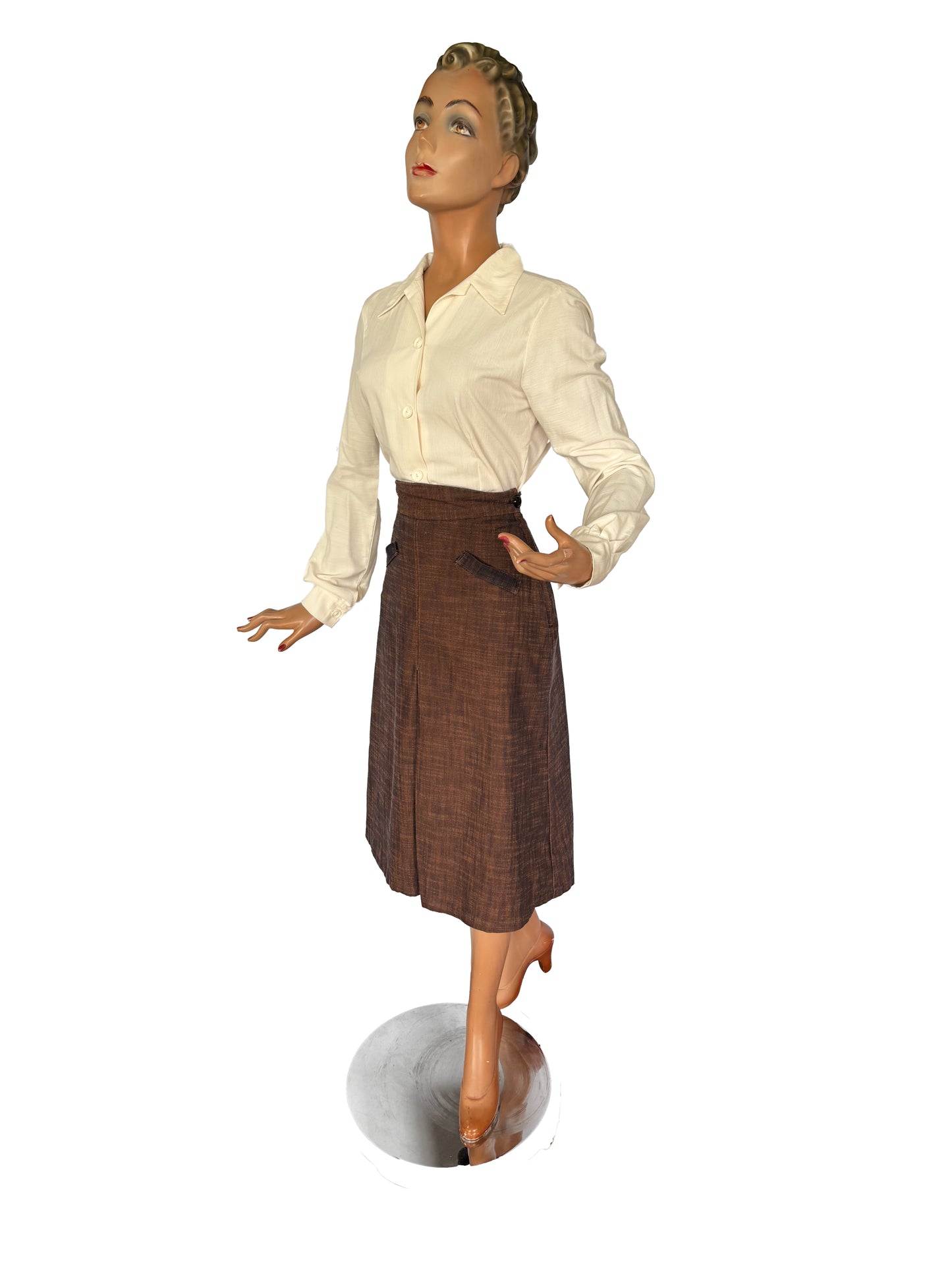 1940s/50s Style Blouse | Large