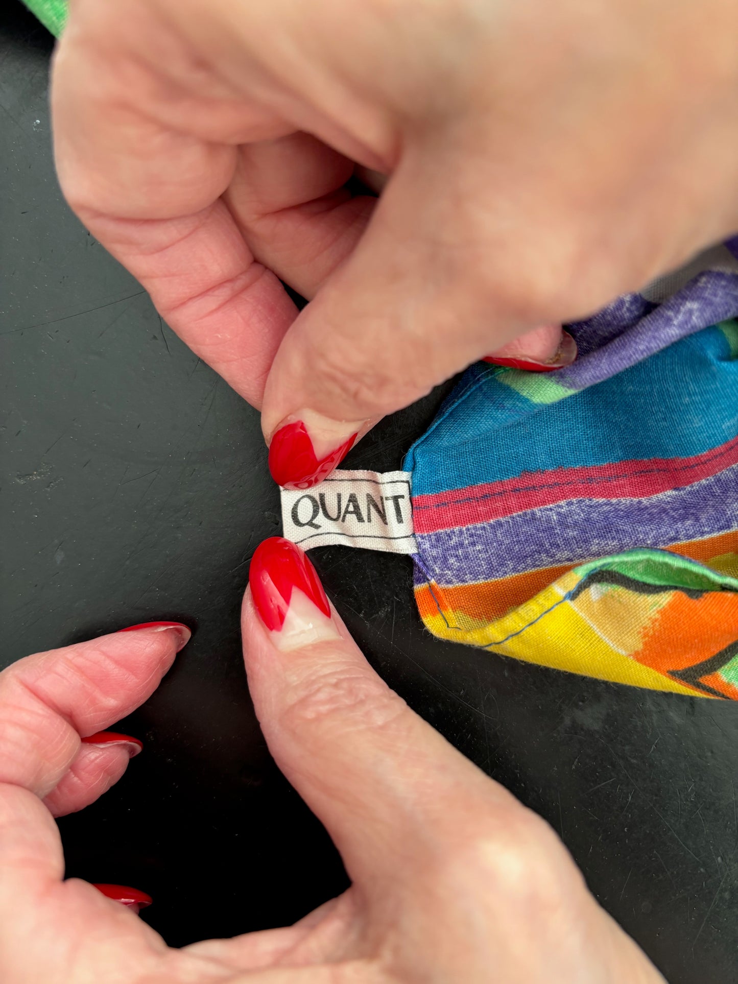 Mary Quant Floral Scarf Wrap Pareo Sarong 1980s