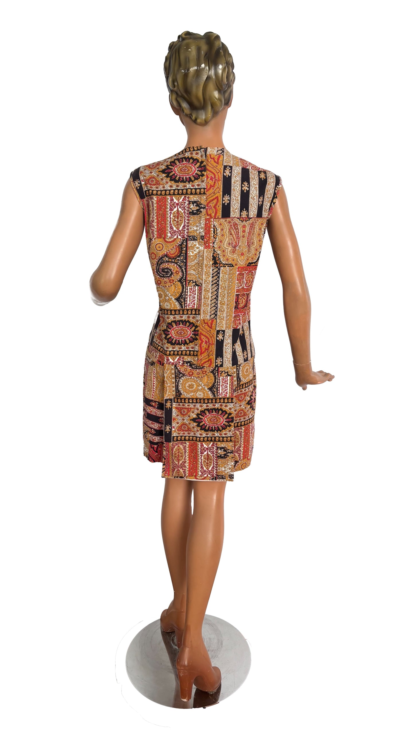 M | 1960s/70s Sears Paisley Print Playsuit