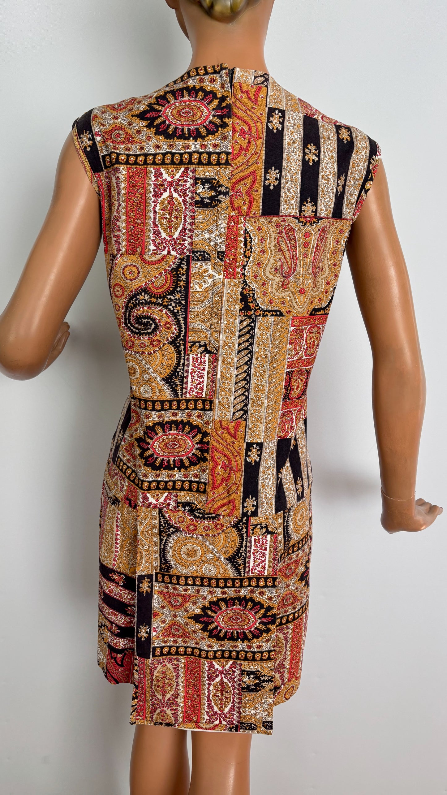 M | 1960s/70s Sears Paisley Print Playsuit