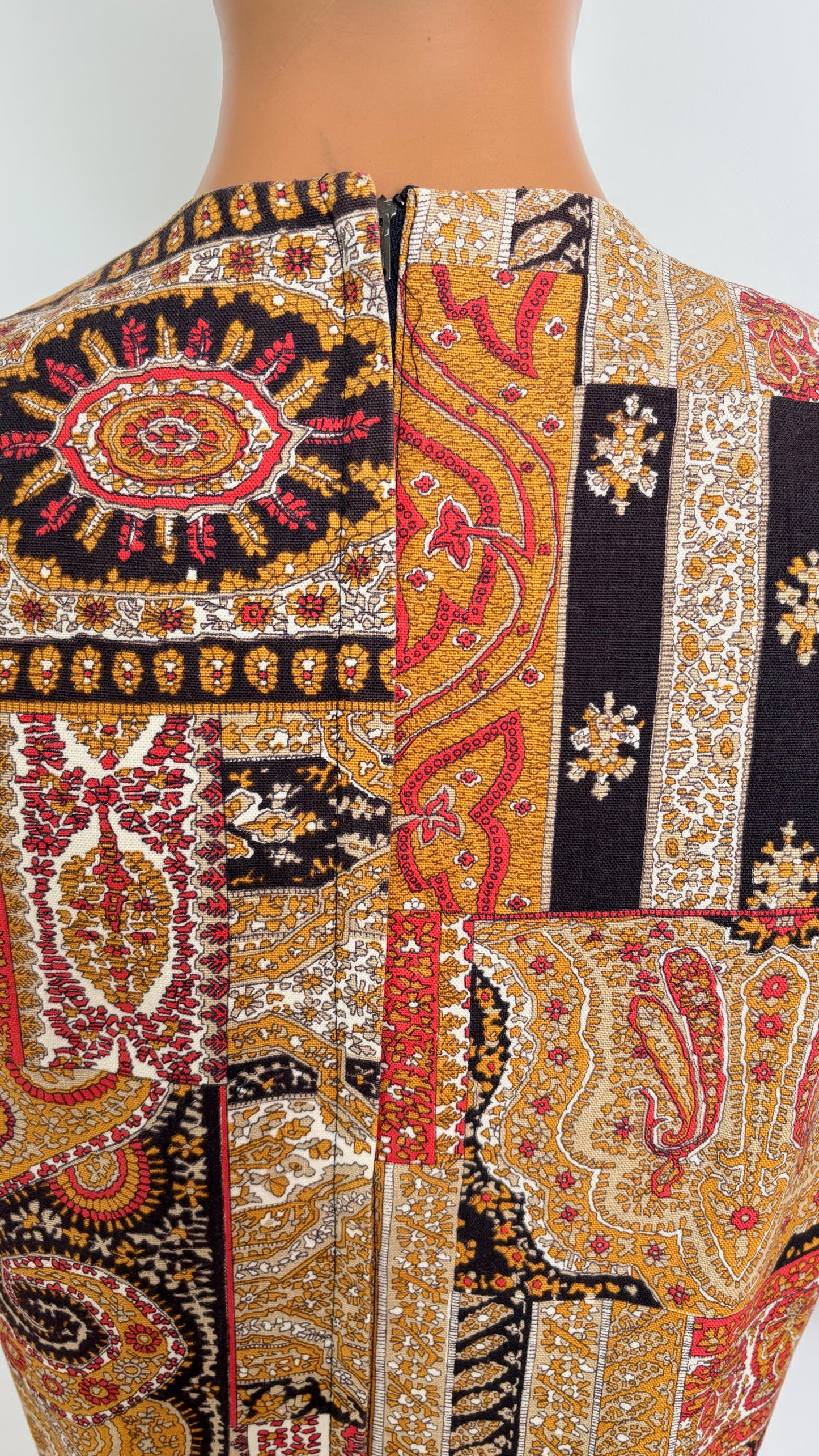 M | 1960s/70s Sears Paisley Print Playsuit