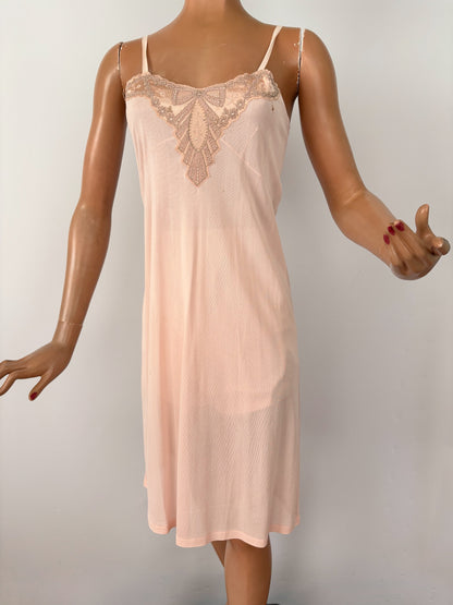 XS/S | 1930s/40s Deadstock Pink Rayon Lingerie Set