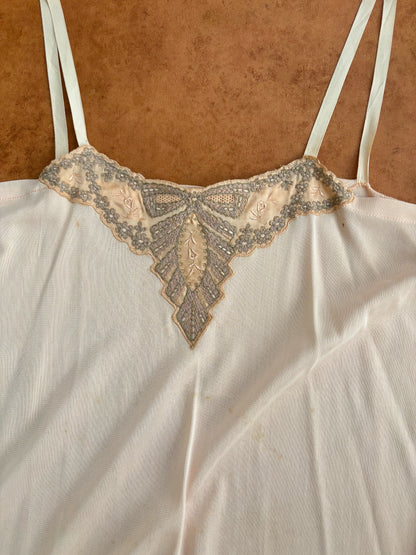 XS/S | 1930s/40s Deadstock Pink Rayon Lingerie Set
