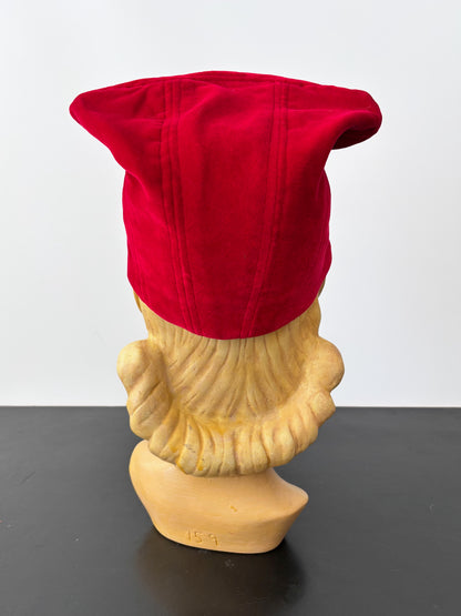 Red Velvet 1940s Style Sculptural Headpiece