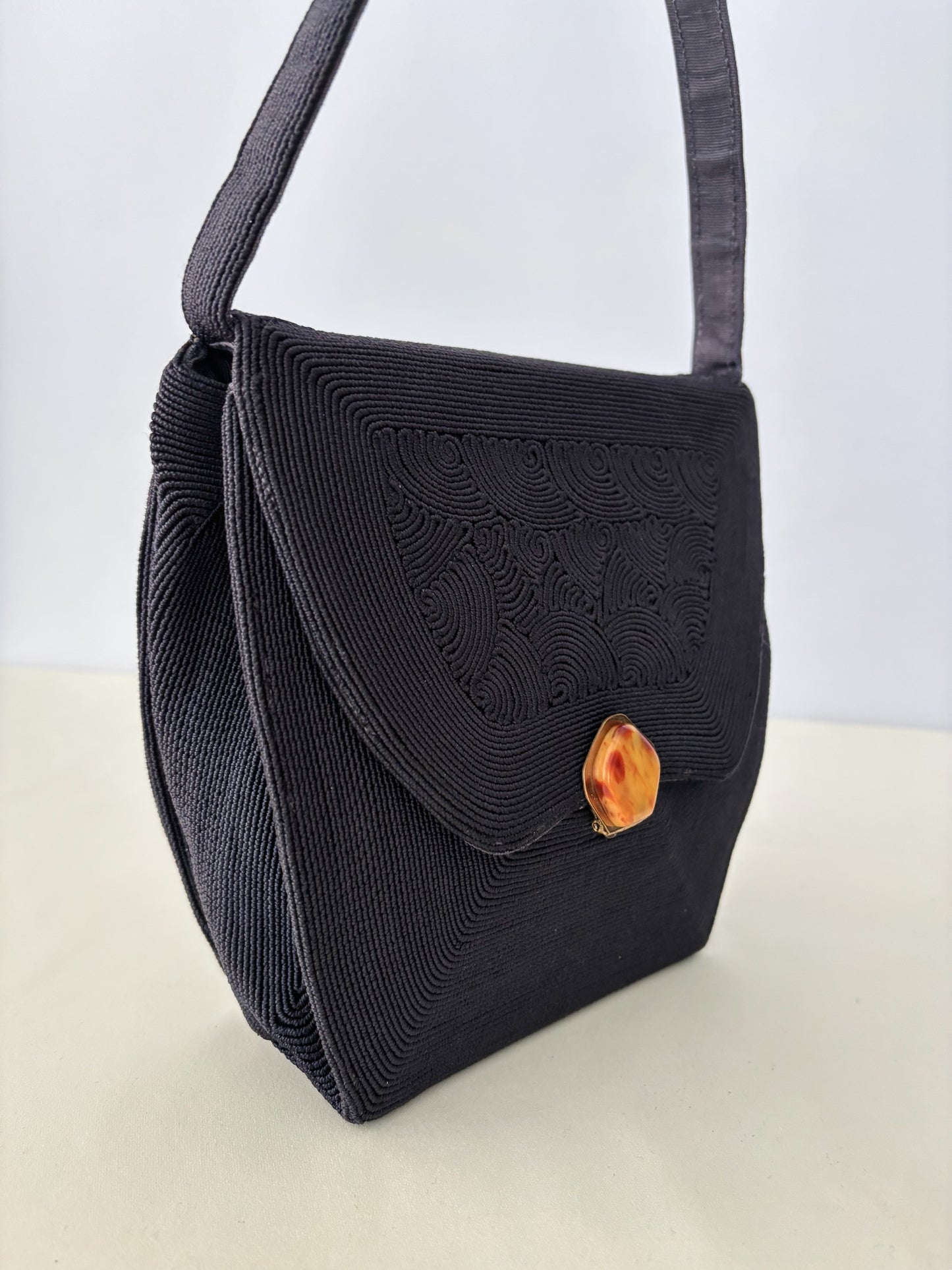 1940s Cordé Dark Navy Handbag