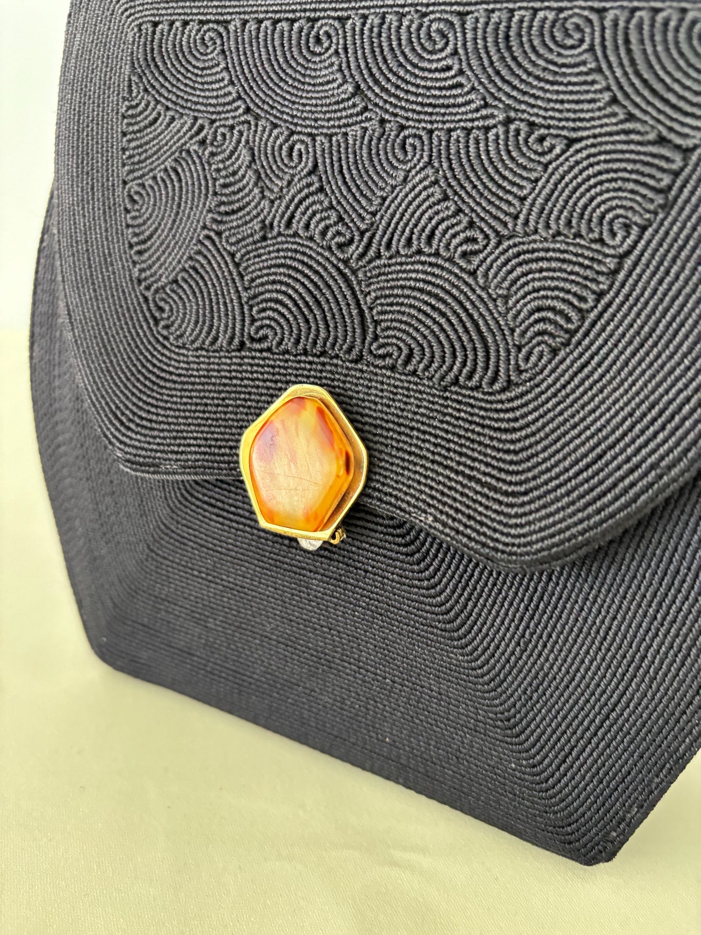 1940s Cordé Dark Navy Handbag