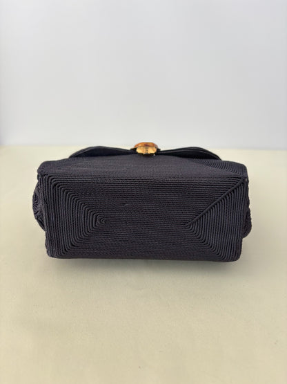 1940s Cordé Dark Navy Handbag
