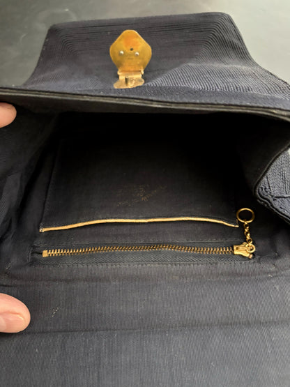 1940s Cordé Dark Navy Handbag