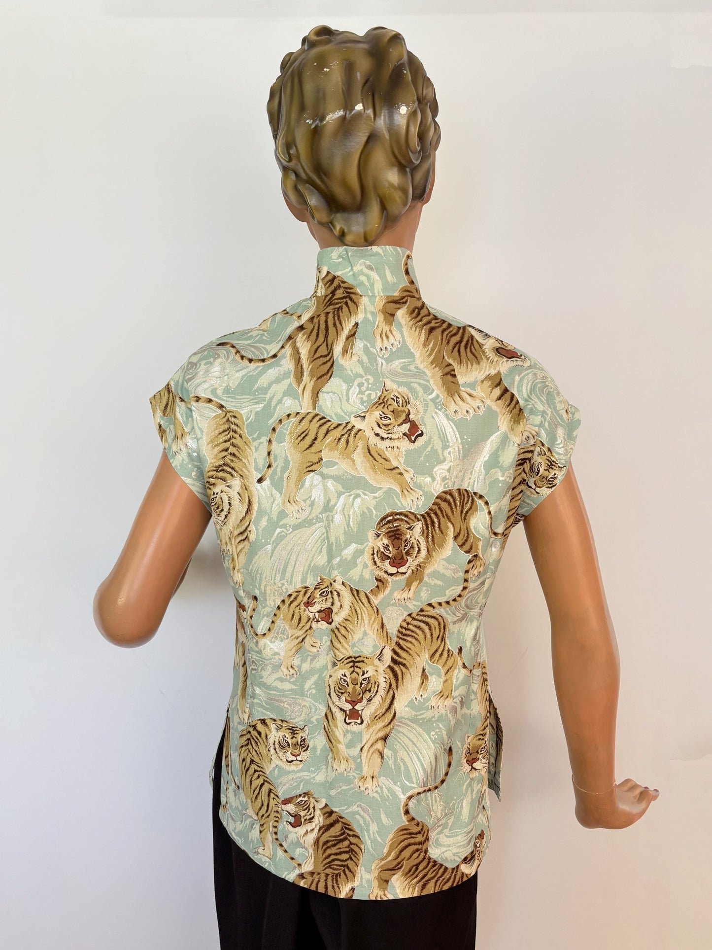 S | 1940s/50s Style Tiger Print Tea Timer