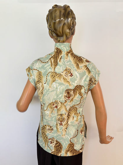 S | 1940s/50s Style Tiger Print Tea Timer