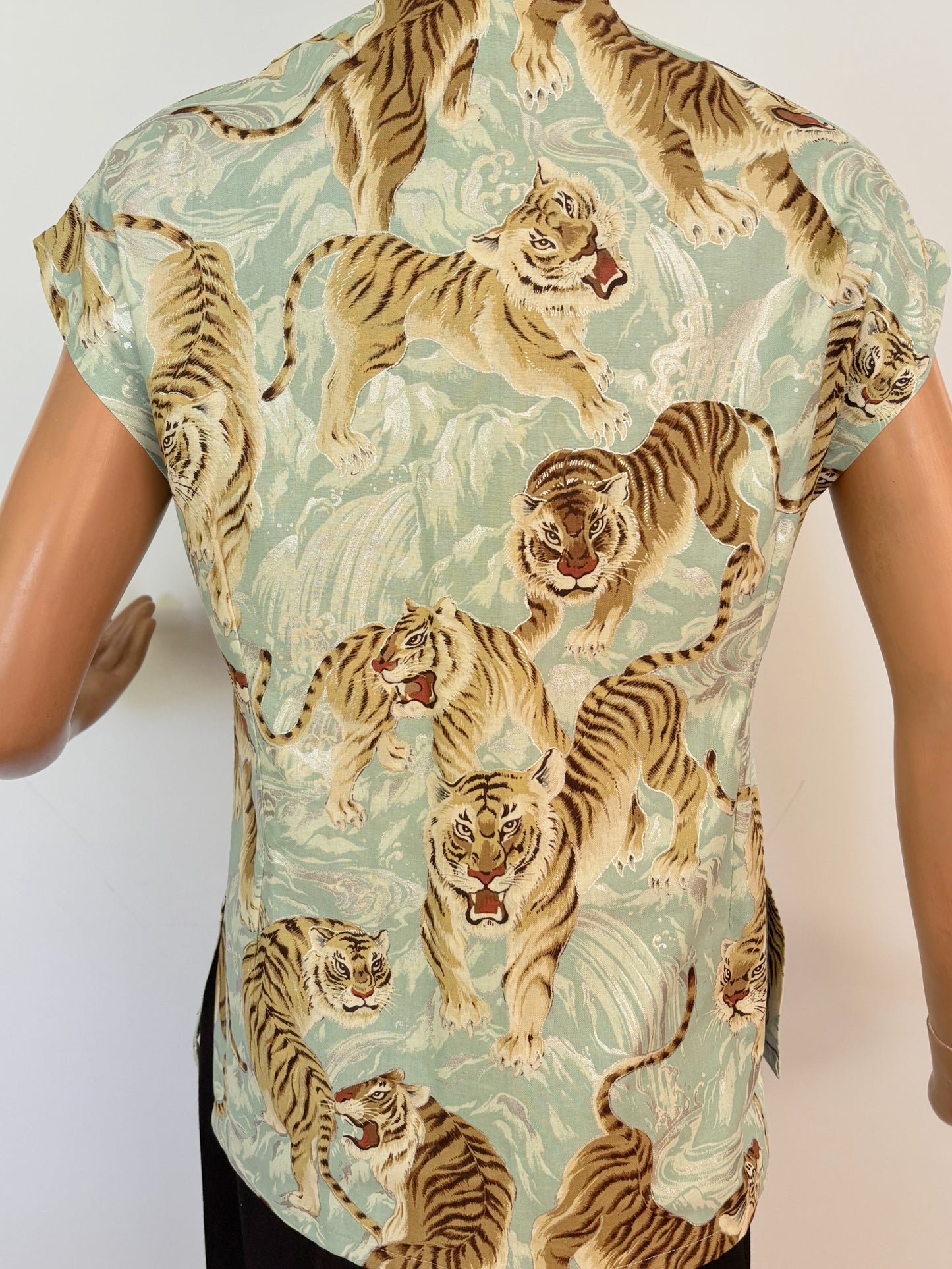 S | 1940s/50s Style Tiger Print Tea Timer