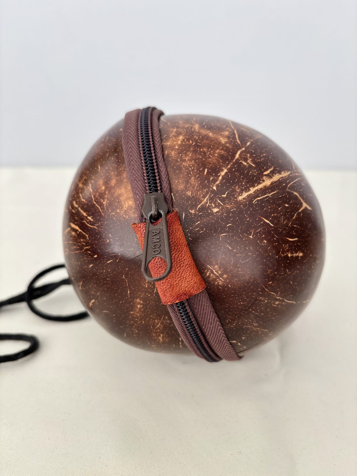 1970s Coconut Shell Shoulder Bag